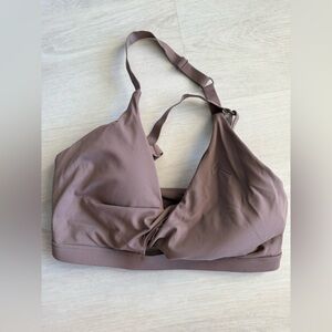 Oner Active Taupe Unified Wrap Sports Bra